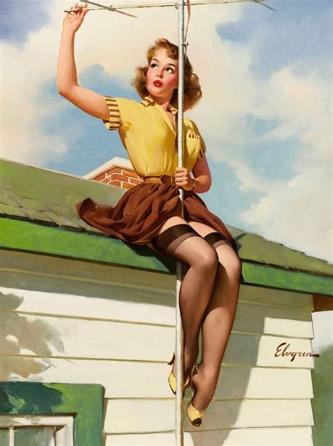 a pin-up image is the one who show